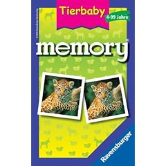 Ravensburger 23013 - Tierbaby Memory Mitbringspiel