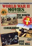World War II Movies - The North Star/Commandos/Five for Hell