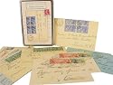 Cavallini Carte Postale Vintage Letters Theme Tin of 18 (9 Different Designs) Assorted Vintage Look Postcards