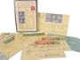 Cavallini Carte Postale Vintage Letters Theme Tin of 18 (9 Different Designs) Assorted Vintage Look Postcards