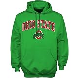 NCAA Ohio State Buckeyes Kelly Green St. Patrick's Day Hoody Sweatshirt (Small)