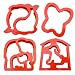 Lunch Punch Animal Shape Sandwich Cutters (Set of 4)