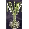 Glass flowers -gift in a vase Lily of the Valley
