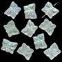 Czech Glass Beads Crystal Matte AB Butterfly 11mm x 15mm (10 Beads)