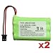 2x 3.6V 1000mAh BT446 Battery For Uniden Cordless Phone