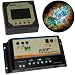 HQRP 20A Solar Panel Battery Charge Controller / Regulator 12V / 24V 20 Amp 300W with Remote Meter & PWM charging mode plus HQRP Coaster