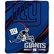 New York Giants NFL Style 50x 60 Imprint Micro Raschel Blanket/Throw - NFL Football