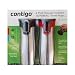 Contigo 2 Pack 16 Oz Double Wall Vacuum Insulated Autoseal Stainless Steel Travel Mugs - (Red & Black Top)