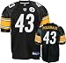 Pittsburgh Steelers #43 Troy Polamalu Authentic Jersey -Black 50