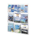 Safco Products Clear2c 6 Magazine and 6-Pamphlet Display (5668CL)