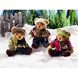Snow Ready Teddy Bear With Brown Jacket thumbnail