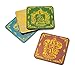Paladone Harry Potter Coasters for Drinks - Hogwarts Crest Design - Premium Metal Drink Coaster