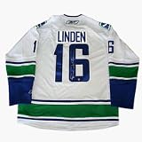Trevor Linden Vancouver Canucks Autographed Pro NHL Ice Hockey Jersey