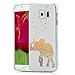 S6 Case, Galaxy S6 Case - YOKIRIN Print Painted Cute Elephant [Not Glitter] PC Case Hard Cover for Samsung Galaxy S6 2015(Package Includes: One Phone Cases, One Stylus Pen, One Dust Plug)