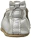 Robeez Girls' Metallic Mist Slip-On, Silver, 12-18 Months M US Infant