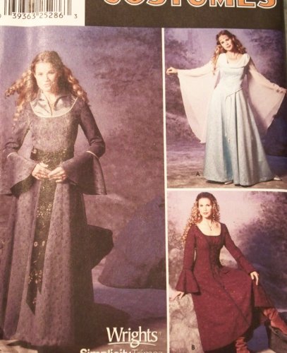 Simplicity Sewing Pattern 9891 Misses Costumes, HH (6-8-10-12)