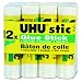 UHU Stic Permanent Clear Application Glue Stick, 0.29 oz, 12 Sticks per Pack (99450)