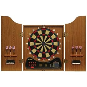 Arachnid Walnut Electronic Dartboard Cabinet by 