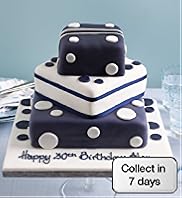 Blue Present Stack Cake