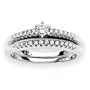 14K White Gold 1/4 ct. Diamond Engagement Set (G-H Color, SI2-I1 Clarity)