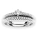 14K White Gold 1/4 ct. Diamond Engagement Set