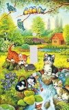 Wall Plates: Country Kittens Decorative Switchplate Cover