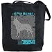 Canvas Tote Bag Black  Belgian Malinois ... Freak ! / Urban Style  Dog