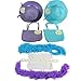 Butterfly Twinkles Girls Tea Party Dress Up Set Hats Purses Boas Gloves Necklaces Blue Purple Morgan, Small