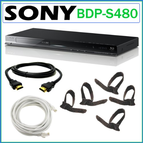 Sony BDP-S480 3D Blu-Ray Disc Player + Accessory Kit