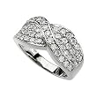 14K White Gold Diamond Ring - 1.37 Ct.