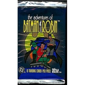 The Adventures of Batman and Robin Trading Card Pack - 8 cards per pack by Batman and Robin