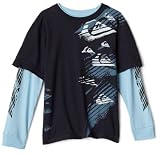 Quiksilver Boys 2-7 Challenger Longsleeve T-Shirt, Navy, S (5)