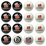 Cincinnati Bengals NFL Home vs. Away Billiard Balls Full Set (16 Ball Set) by Imperial International