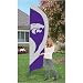 Kansas State Wildcats NCAA Applique & Embroidered Tall Team Flag (102x30)