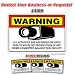 SECURITY CAMERA ~1 Sign & 3 Free Decals~ alarm signs