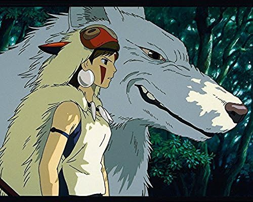 Superb Poster Square Princess Mononoke Poster Forest Spirit Mask Ashitaka Print Anime Hq Ghibli