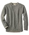 Woolrich Men's Washable Wool Bear Pass Crew Sweater, FST HEATHER (Gray), Size L