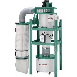 Grizzly G0443 1-1 2 HP Cyclone Dust Collector by Grizzly