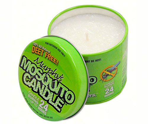 Murphy s Mosquito Candle - All Natural Insect Repellent Candle - RSPO Palm wax infused with Citronella, Lemongrass & Rosemary. Made in Raleigh, NC!