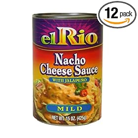 El Rio Mild Nacho Cheese Sauce with Jalapeno Peppers, 15-Ounce Units (Pack of 12)