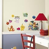 UPC 034878577647 product image for RoomMates RMK2535SCS Pokemon Iconic Peel and Stick Wall Decals | upcitemdb.com