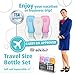 Beckly Silicone Bottles Travelers Set- Travel bottles- TSA Carry-On approved-BPA Free-Use on the airplane, Hotel room, or in your kitchen-For your lotions, gels, oils,soaps, shampoos, moisturizers and creams-Leak Free and safe for your carry on luggage or suitcase and duffel bag-Perfect travel accessory-great addition to your luggage set- Suction cup for use on Hotel Shower and Bathroom wall- Great Bath and Shower accessory-Perfect holiday gift-Backed by the famous beckly guarantee!