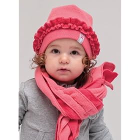 Lodger Ruffles Scarf Shock Pink