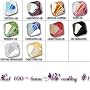 Wholesale lot 100 bicone 6MM 5301 Swarovski Crystal Beads 10 colors with AB special coating (#1).