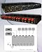 2x5 Speaker Selector Switch Switcher Volume Control, Accepts 12awg cable, Commercial Grade