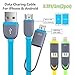 Lightning USB Cable, Smilism [2 Pack] 3.3ft Lightning & Micro USB Charging Cord for Iphone 6 6 Plus 5 5s 5c, Ipad Air, Sumsung, HTC, Motorola, Nokia and Other Android Phones Tablet (Yellow,Green)