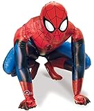 Amscan Spider Man Gliding Balloon, Multicolor, Giant