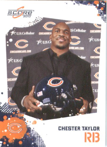 Chester Taylor - Chicago Bears - 2010 Score Football Card - NFL Trading Card in Screwdown Case