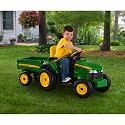 John Deere Turf Tractor with Trailer
