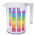 Rainbow Clear Measuring Cup (4 cup)